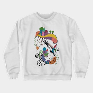 zentangle town Crewneck Sweatshirt